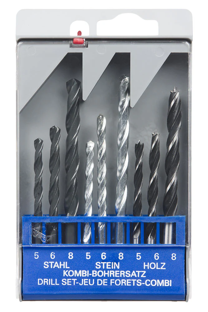 9pc HSS,Masonry,Wood Drill Set - Image 2
